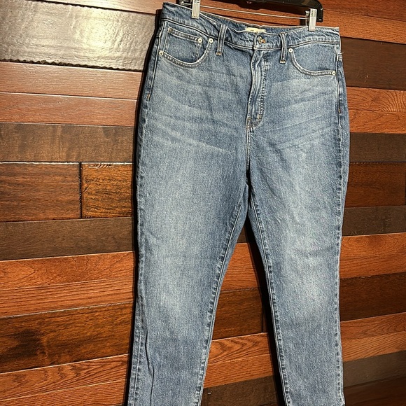 Madewell The Perfect Vintage Jean Straight Leg Denim Blue Jeans - Picture 2 of 11